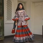 Cotton Gharara Set Code-145 - Image 2