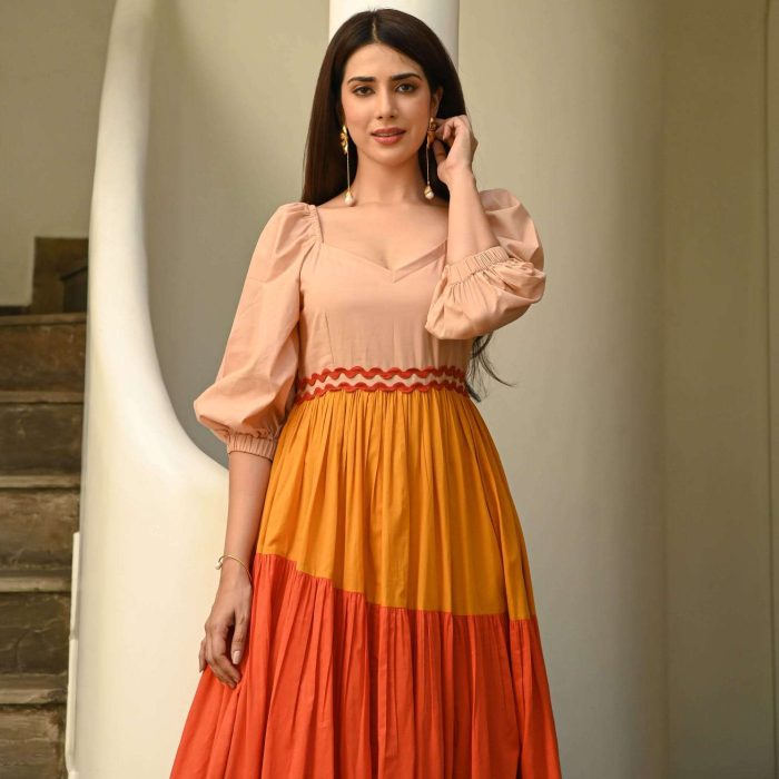 Multi Color Cotton One Piece Code-389 - Image 5