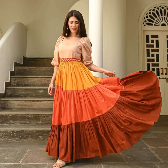 Multi Color Cotton One Piece Code-389 - Image 1